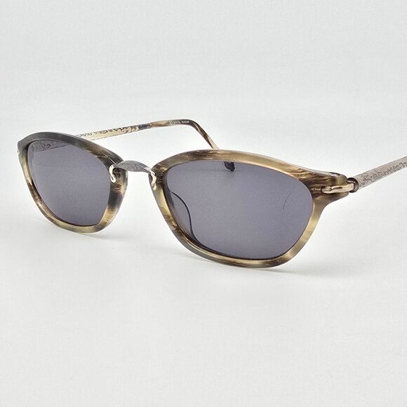 Brighton Louie Louie Grey Tortoise Silver Frame Grey Lens Sunglasses 51-21-140 - Picture 1 of 14